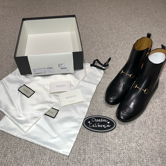 ❌SOLD❌ Gucci Jordaan Ankle Boots 42 - Picture 11 of 14